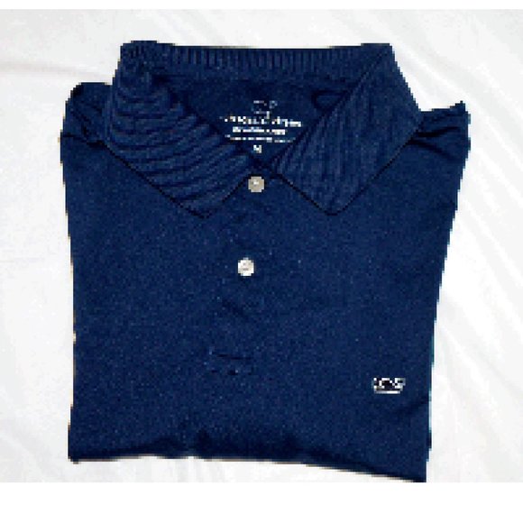 Vineyard Vines Performance Mens Long Sleeve Whale Logo Polo Shirt Size Medium - Picture 4 of 5